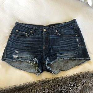 Rag & Bone cut off shorts